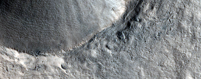 Crater with Steep Slopes
