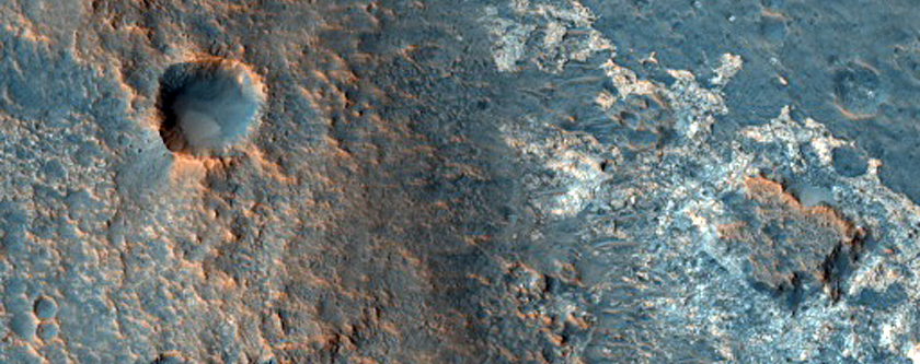 Flow Ejecta of Batos Crater