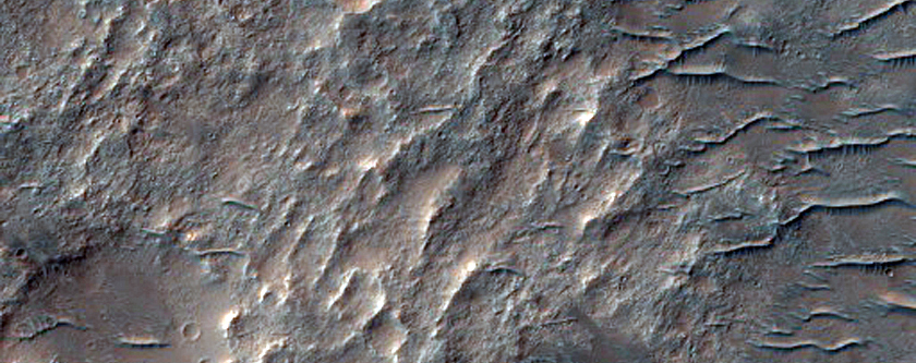 Ejecta From Ritchey Crater