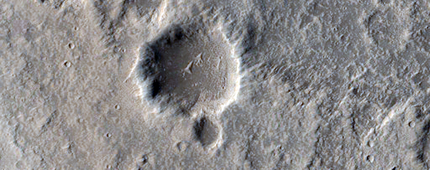 Scarp in the Sacra Fossae Region