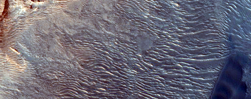 Steep North Polar Peripheral Scarp