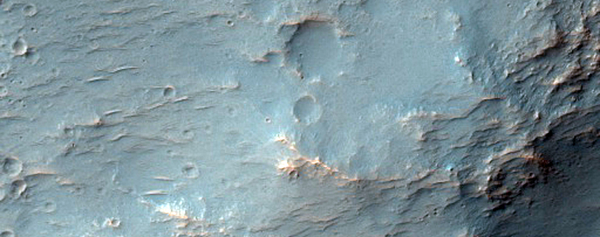 Landforms Northeast of Hellas Region