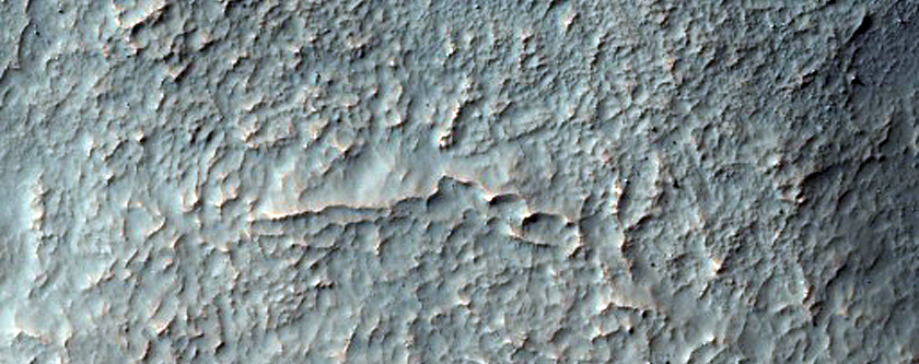 Degraded Crater Wall