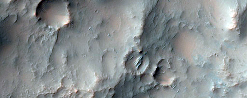 Terra Sirenum Intercrater Terrain