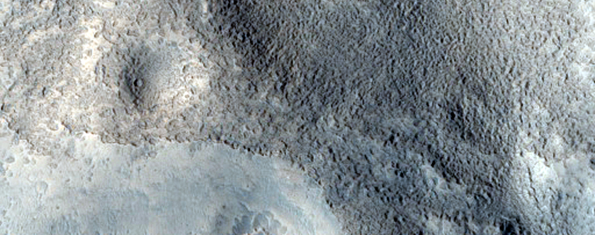 Layers in Northern Mid-Latitude Crater