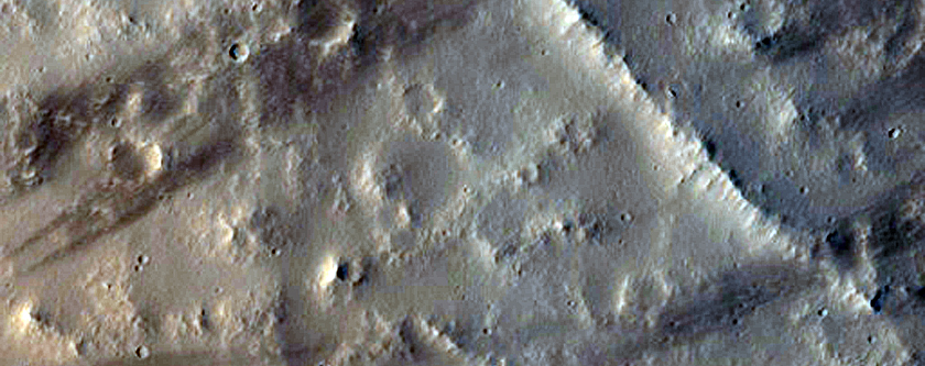Volcanic Pit Crater Near Tractus Catena
