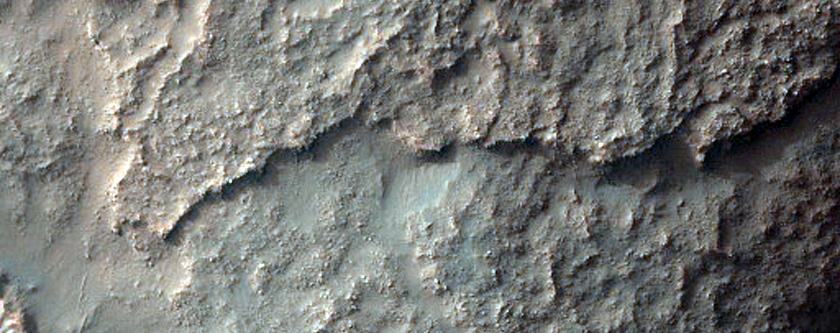 Layers in Aonia Terra