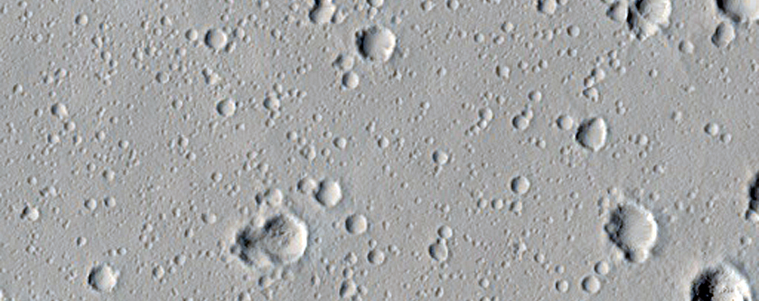 Eastern Extent of Widely Spaced New Impact Cluster