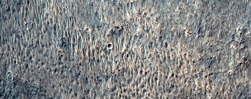 Curvilinear Intersecting Ridges in Arrhenius Crater