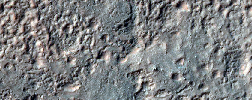 Layering on Crater Floor in Icaria Planum