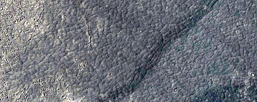 Channel in Southern Cerberus Palus