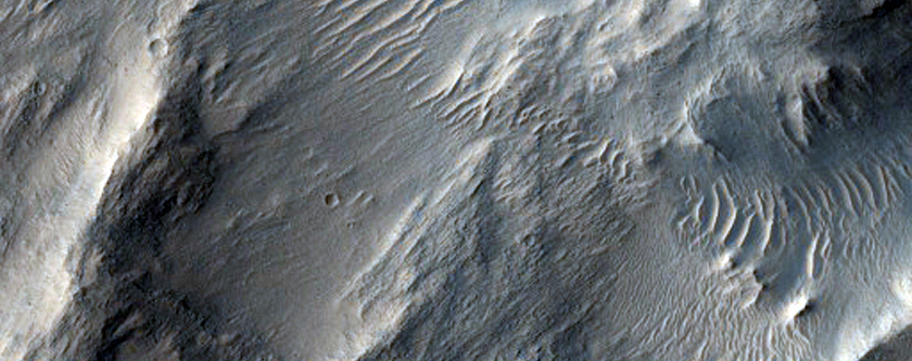 Survey Layering and Faulting in Layered Deposits in Candor Chasma