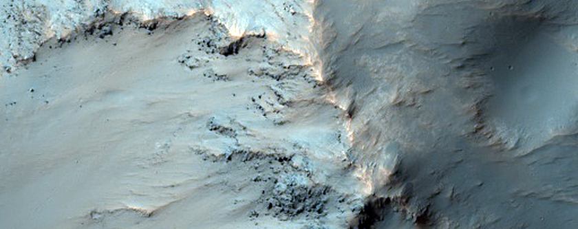 Crater Southeast of Saheki Crater