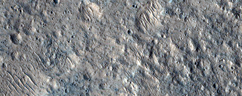 Channels Near Contact between Chryse Planitia and Vistula Valles