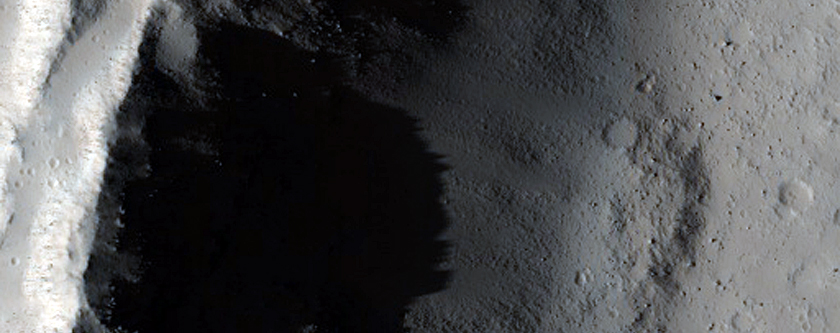 Collapse Pit Detail in Tantalus Fossae