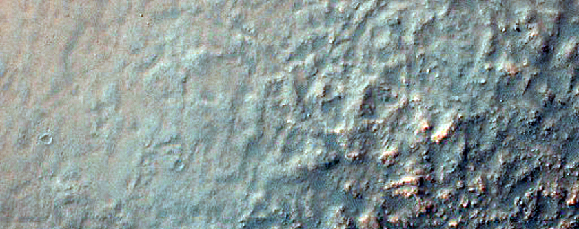 Group of Dark Dunes in Middle of Crater