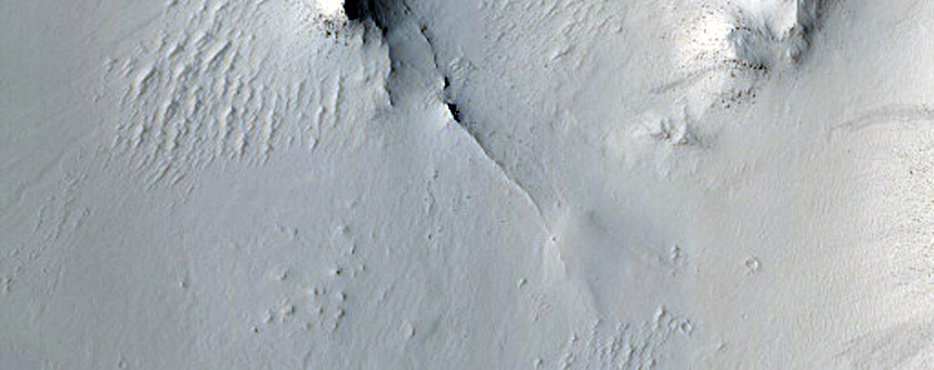 Layers in Depression Near Indus Vallis