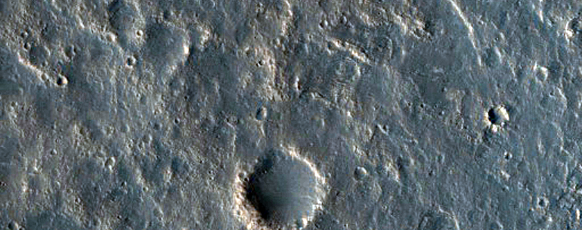 Wall of Crater Near Mawrth Vallis