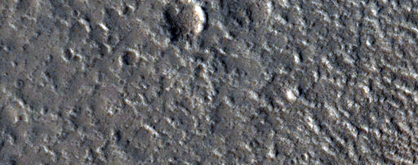 Lava Flow Features in Northern Mid-Latitudes