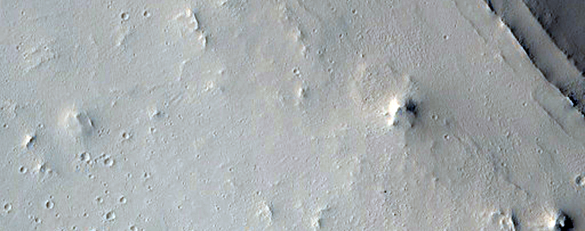 Region North of Dark-Spot Feature