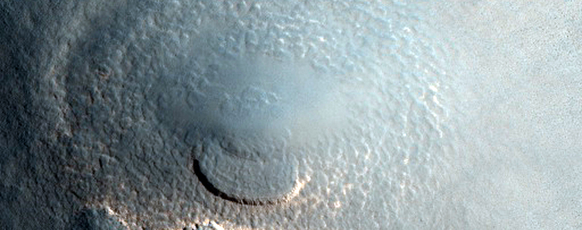 Crater on Northern Plains