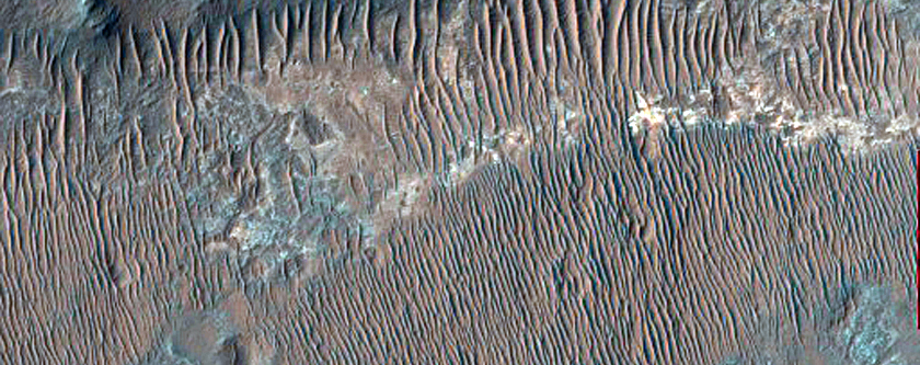 Light-Toned Deposits and Possible Channels along Coprates Region Plateau