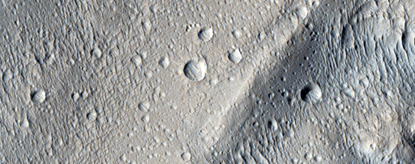 Ridges in Olympus Mons Aureole