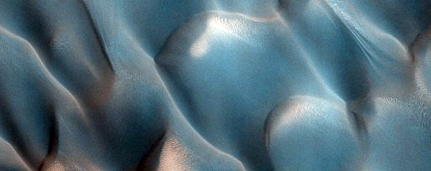 Polar Dunes Dubbed Hazar with Abundant Sand