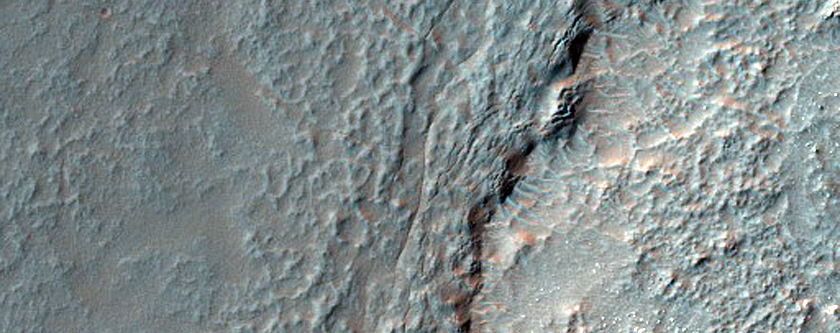 Smooth-Looking Deposits in Nereidum Montes