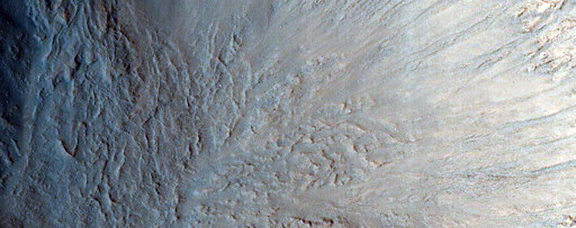 Crater on Northern Plains