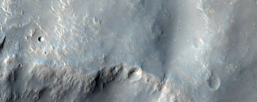 Sample along Rim of Robert Sharp Crater