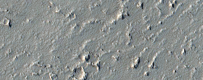 Smooth Surface in Daedalia Planum