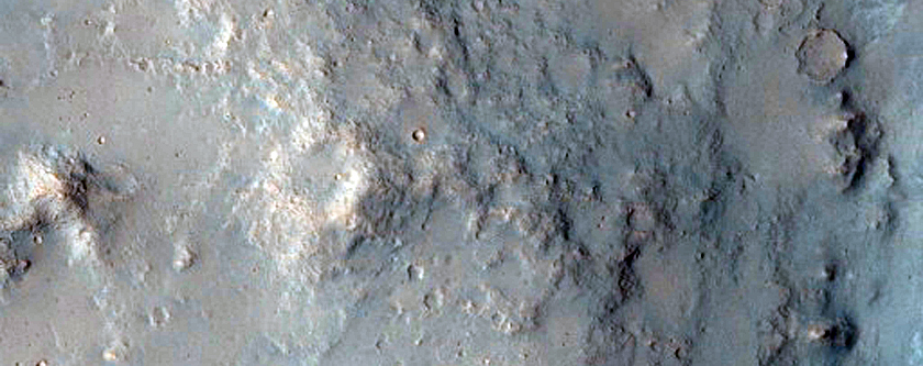 Impact Crater with Steep Slopes