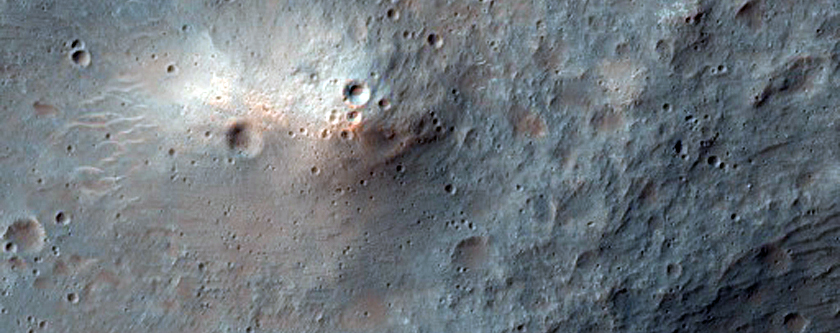 Peak-Ring of Molesworth Crater