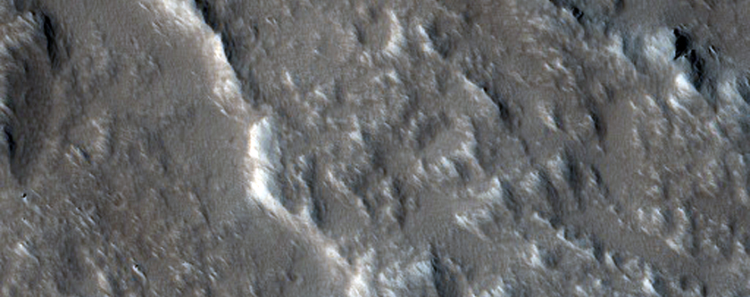 Group of Lava Flows on Olympus Mons