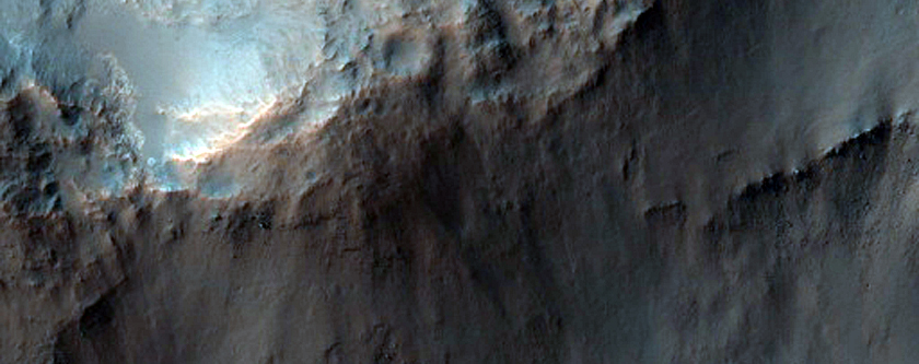 Elliptical Impact Crater