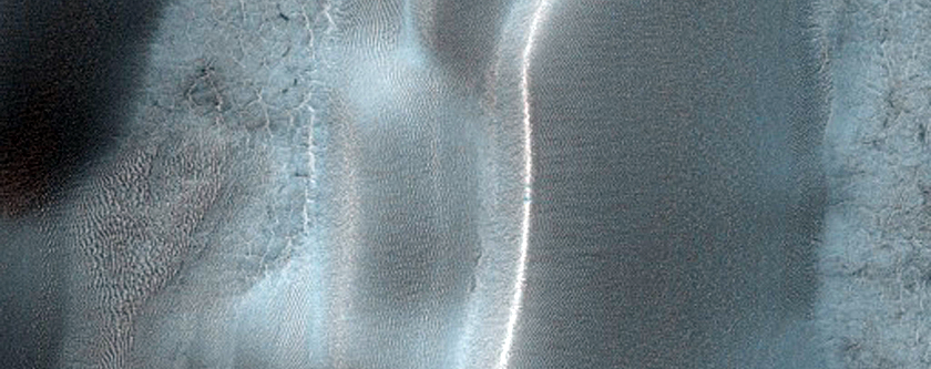 Monitor Changes in Richardson Crater Dune Field