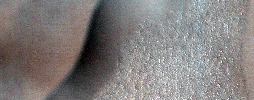 Dunes on Cement Substrate Dubbed Arrakis