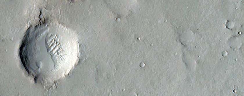 Sinuous Ridges and Circular Mesas in CTX Image