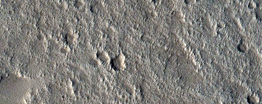 Lava Flows in Tempe Terra