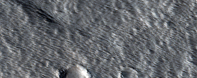 West of Summit Caldera of Hecates Tholus