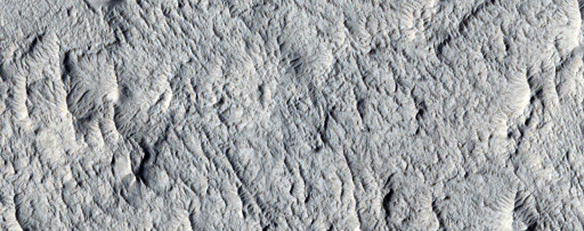 Mesas and Buttes in CTX Image
