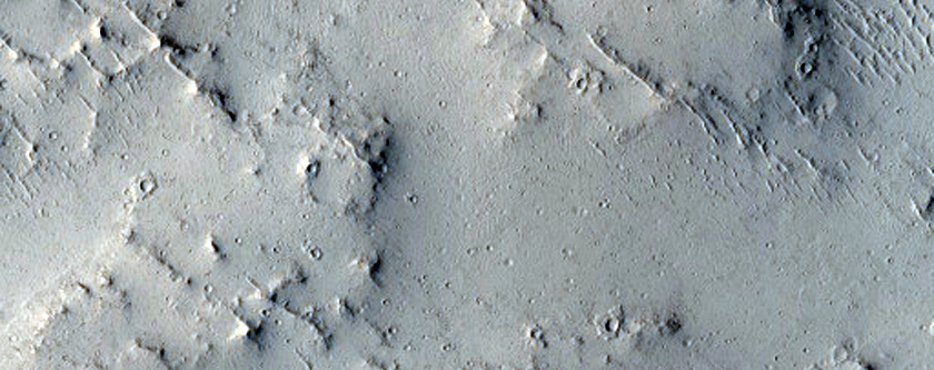 Inflated Lava Near Athabasca Valles