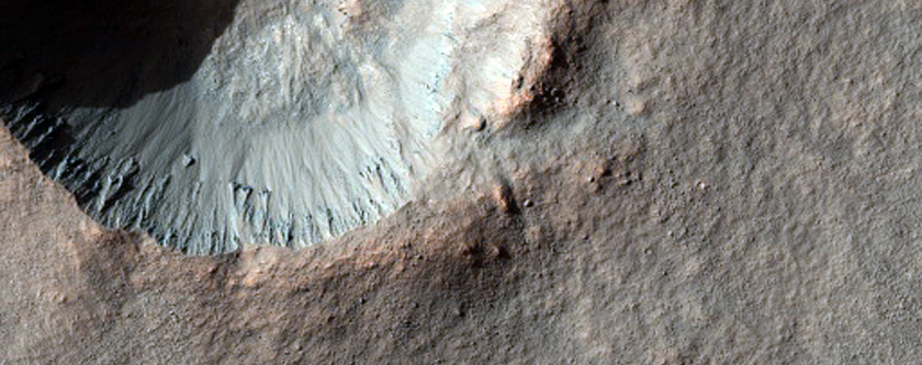 Fresh Impact Crater