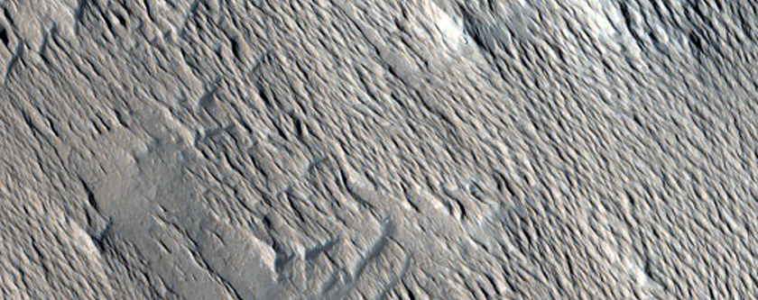 Distorted Crater Rim
