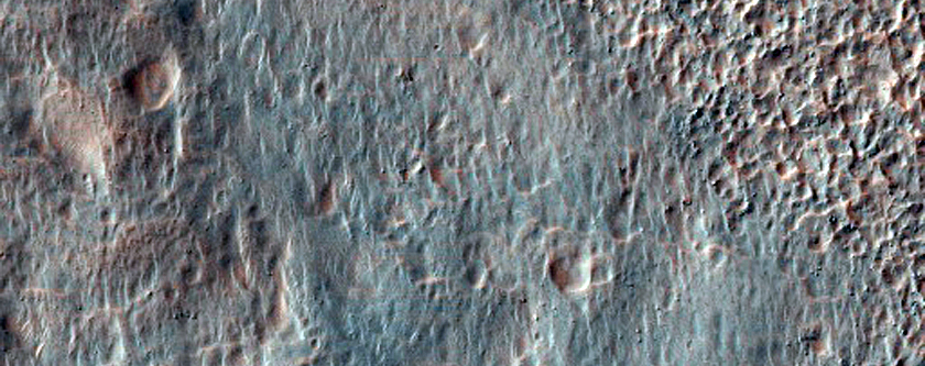 Distal Deposits from Double Layer Ejecta Crater