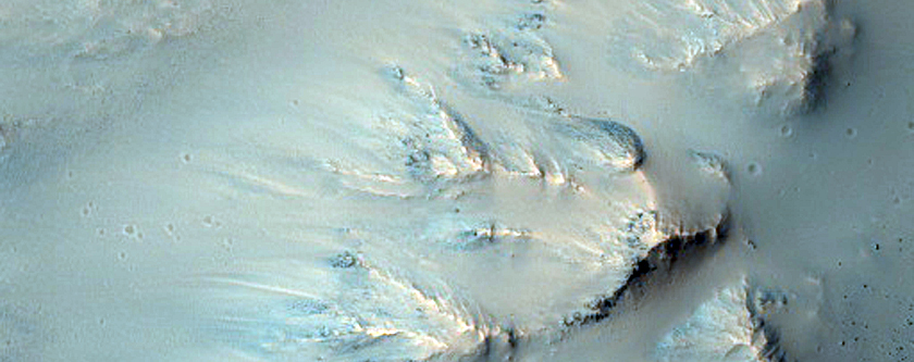 Steep Crater Slope
