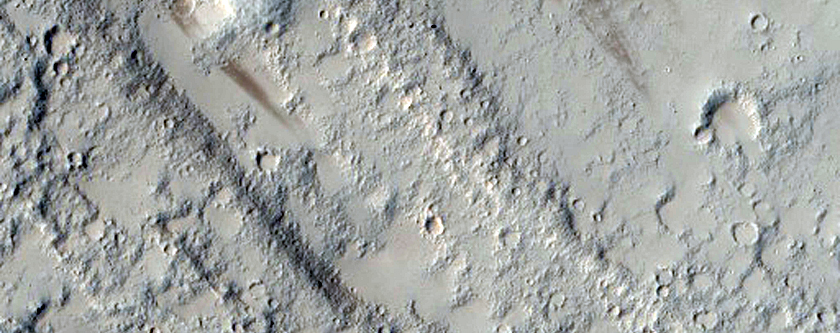 Channelized Flow in Arimanes Rupes Region East of Mangala Valles