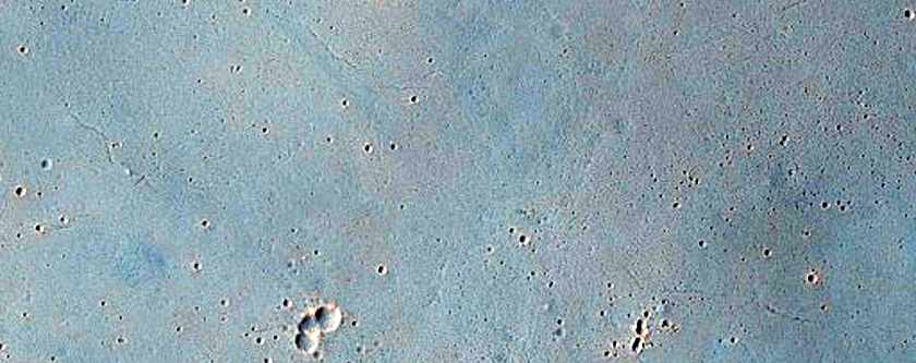 Rays of Winslow Crater