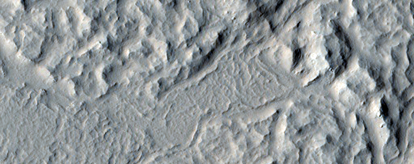 Rise in Eastern Echus Chasma